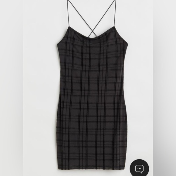 61 DIVIDED H & M OPEN BACKED BLACK DRESS BODYCON SIZE M EXCELLENT CONDITIONS - Picture 7 of 7